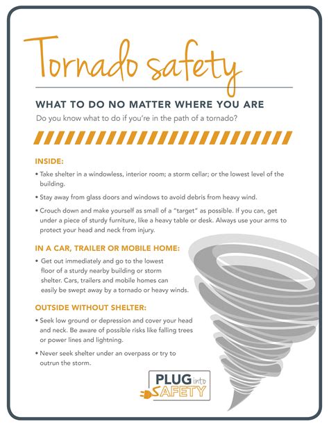 tornado safety tips pdf